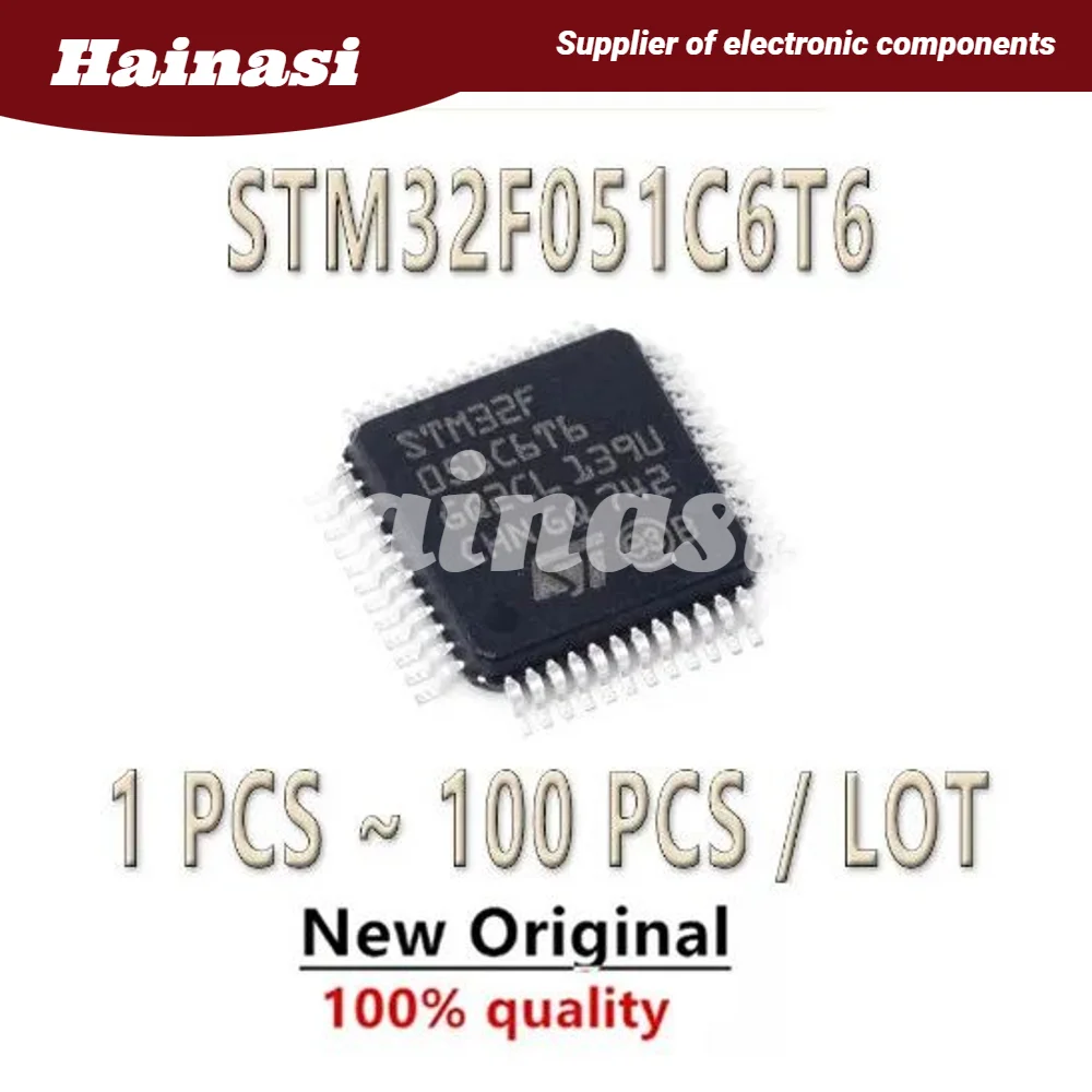 

STM32F051C6T6 STM32F051C6 STM32F051 STM32F STM32 STM IC MCU Chip LQFP-48