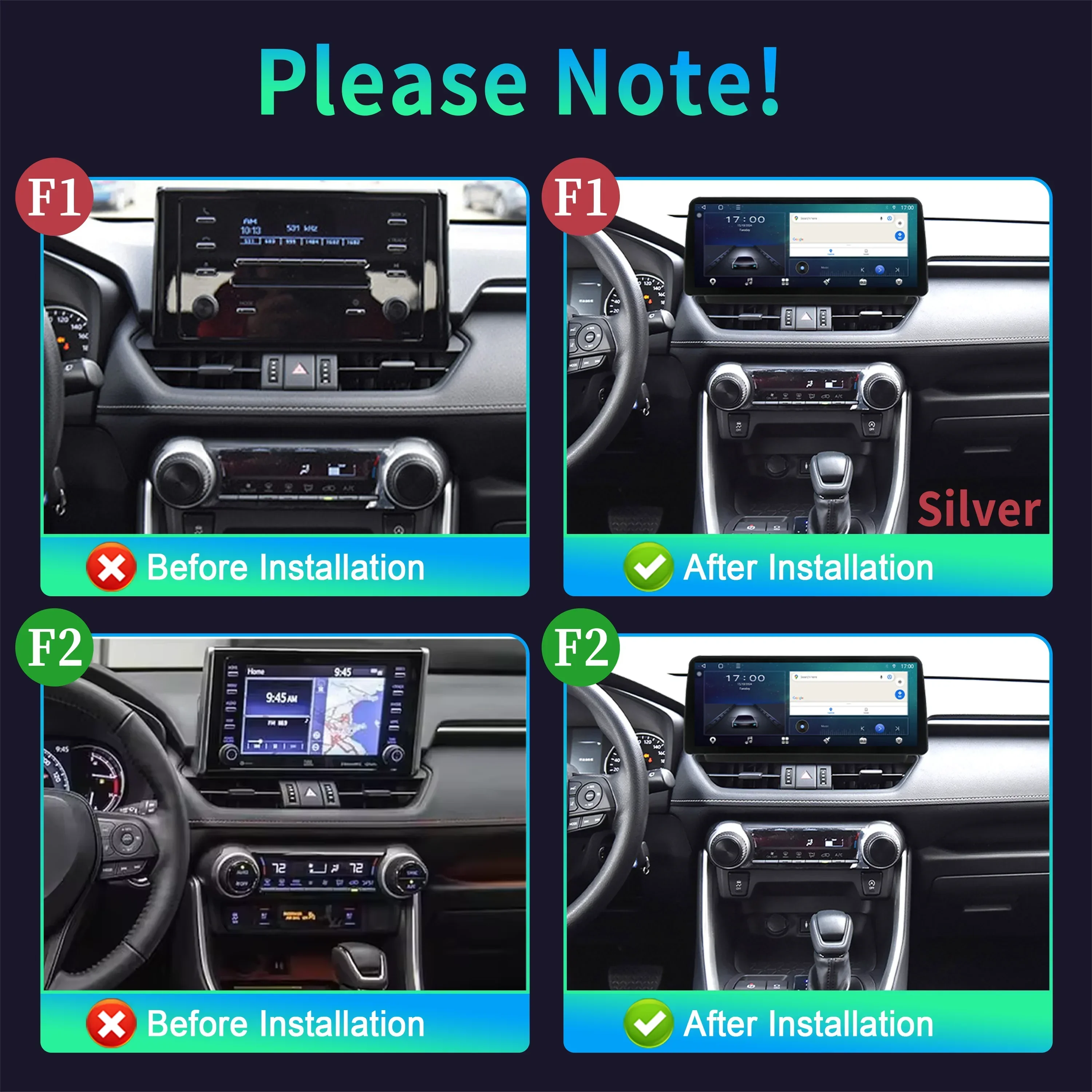 12.3inch Car Radio For Toyota RAV4 2020-2022 Multimedia Navigation Stereo 4G Wireless Bluetooth Carplay Touch Head Unit Screen