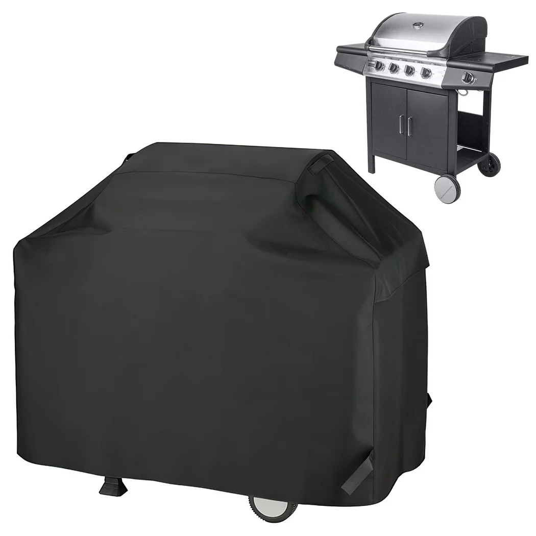 Capa para churrasqueira, à prova d'água, poliéster, protetor de grelha a gás, queimador, capa para fumante, compatível com weber char broil 58x24x46in