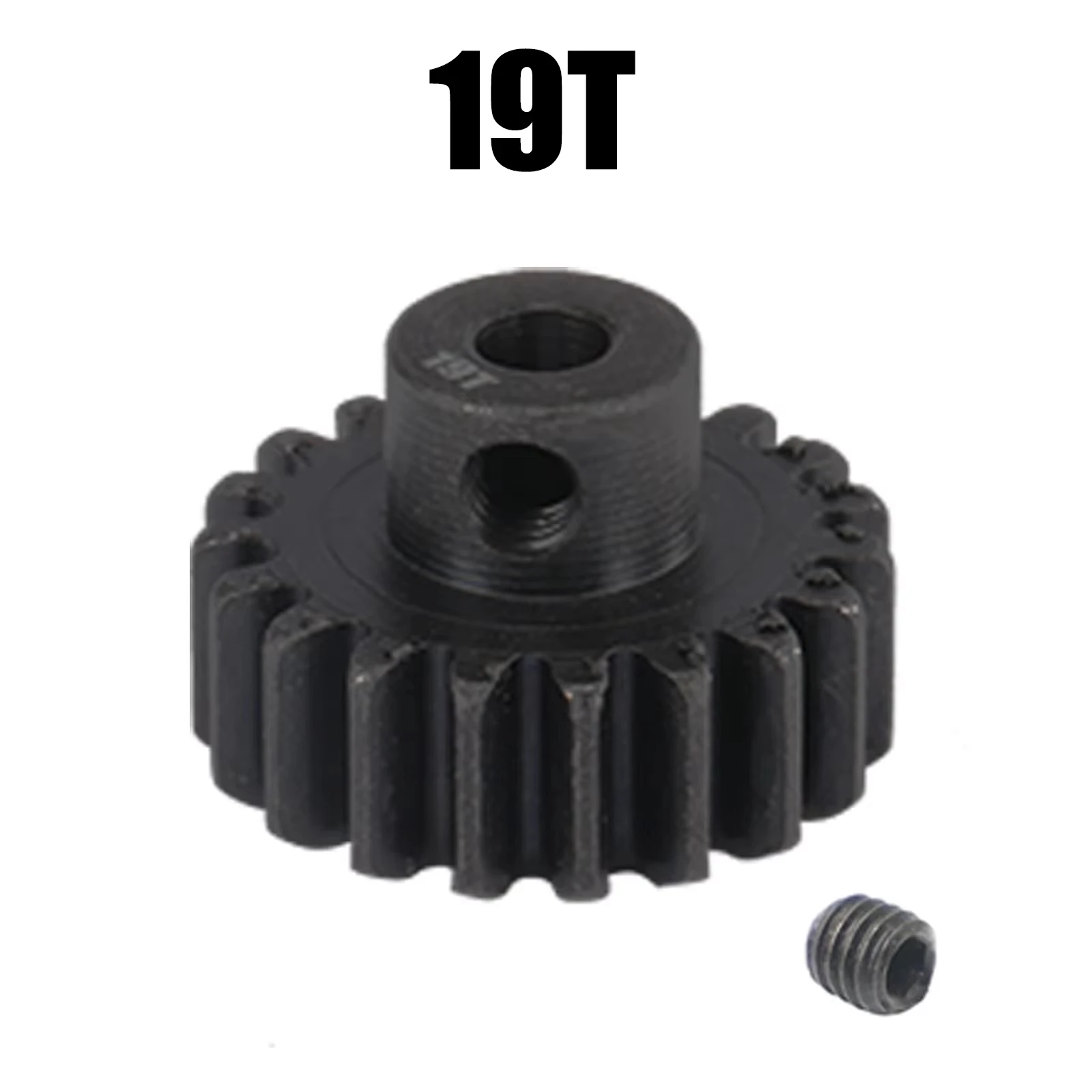 M0.8 3.175mm Gehärteter Stahl Metallzahnrad 10T 11T 12T 13T 14T 15T 16T 17T 18T 19T 20T 21T Motorgetriebe für 1/10 RC Auto Upgrade-Modifikation – Detail 15