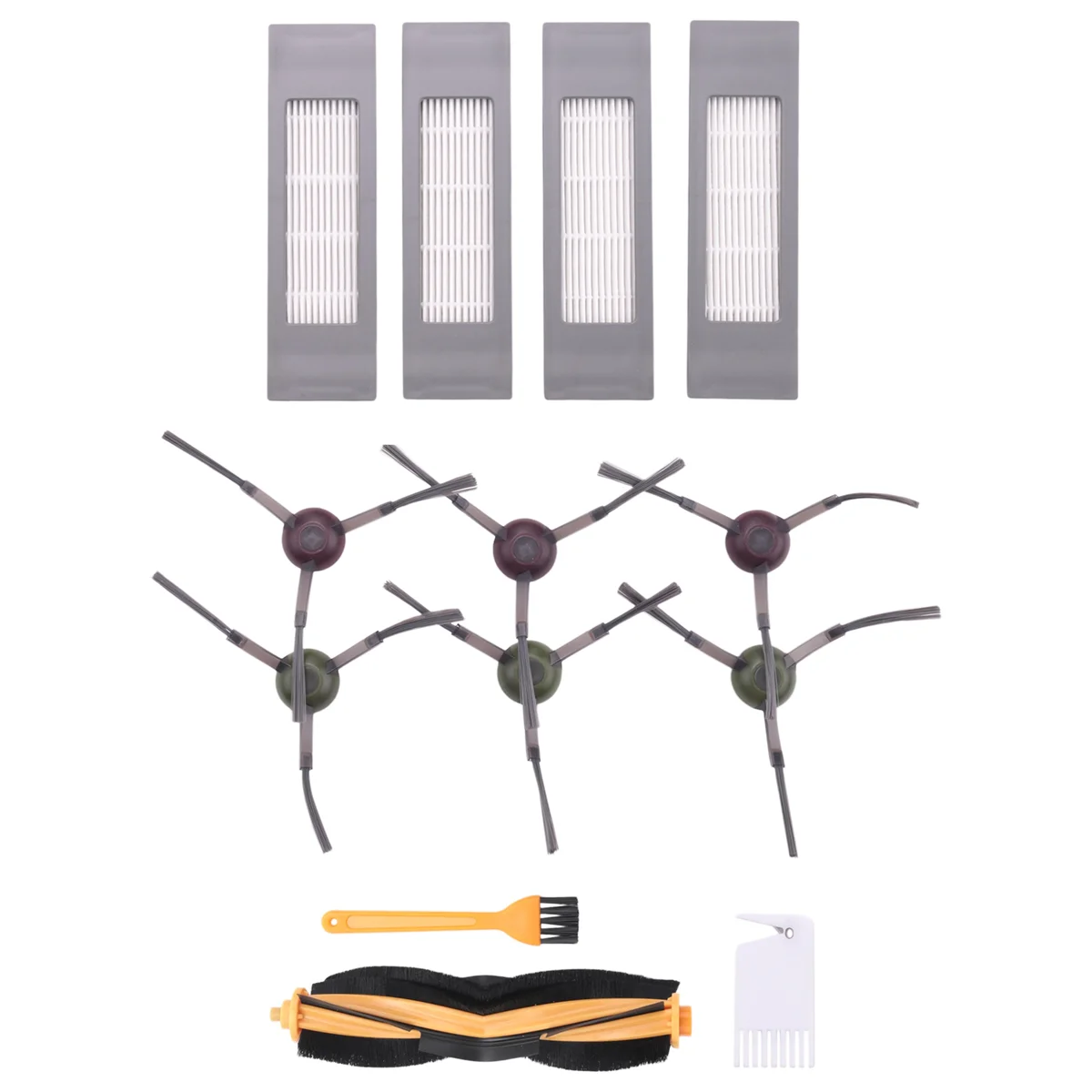 Piezas para Robot aspirador ECOVACS DEEBOT OZMO T8 T9 N8Pro AIVI, bolsa de polvo, filtro, mopa desechable, accesorios de tela, 13 Uds.