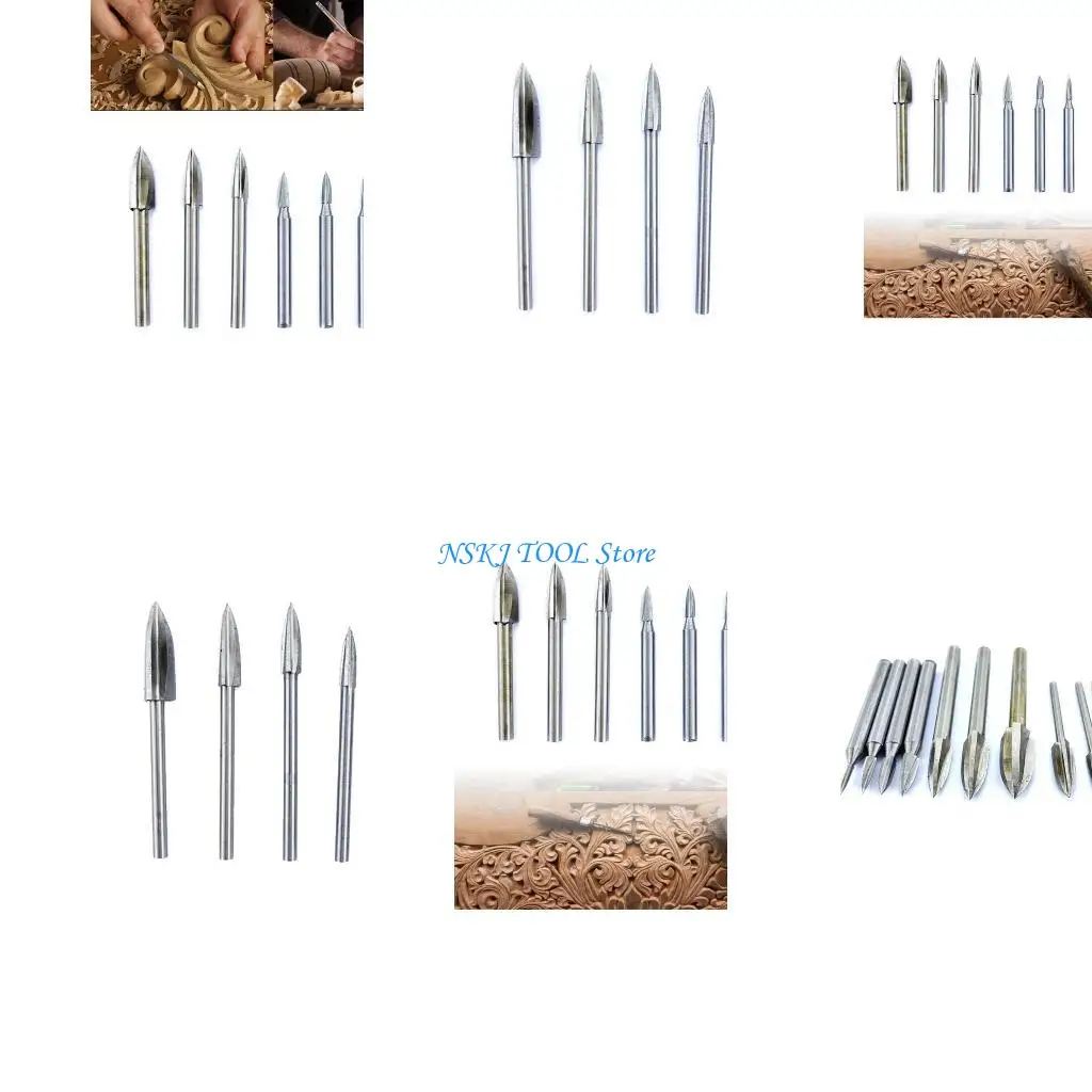 

L8RC 6 мм хвостовик резьба по дереву гравировка сверла фрезы деревообрабатывающие инструменты