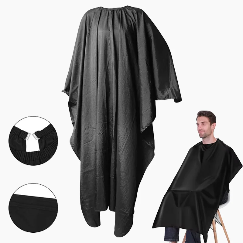 Waterproof Haircut Cape Cloth Cutting Hair Pattern Salon Barber Cape Hairdressing Hairdresser Apron Wrap Gown Tools Barber Apron