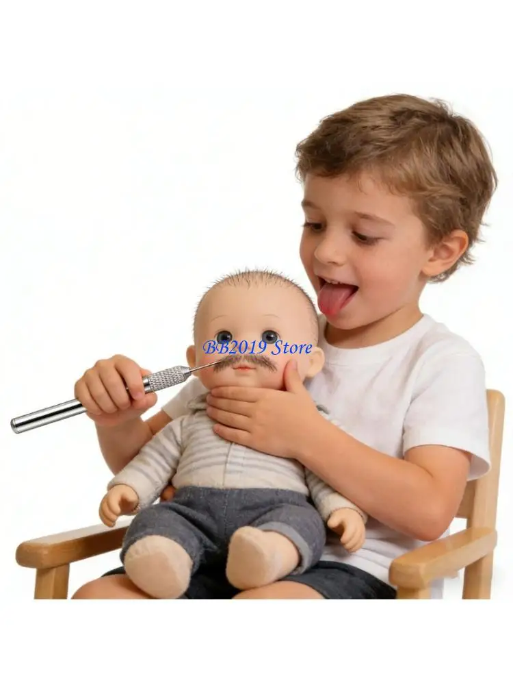 

Q0KB Multiuse Craft Tool Doll Hair Implantation Art Project Metal Hair Rooted Needle