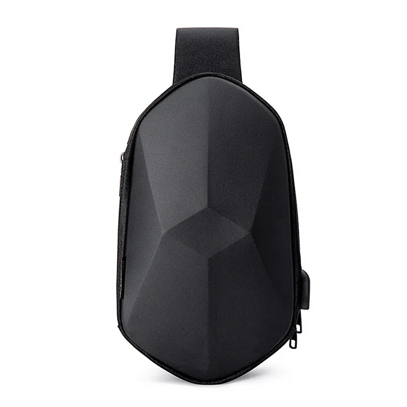 Wasserdichte Hartschalen-Umhängetasche, Sling-Brusttasche, Schultertasche, Sport-Polygon-Tasche für Männer und Frauen, Reisen, Camping