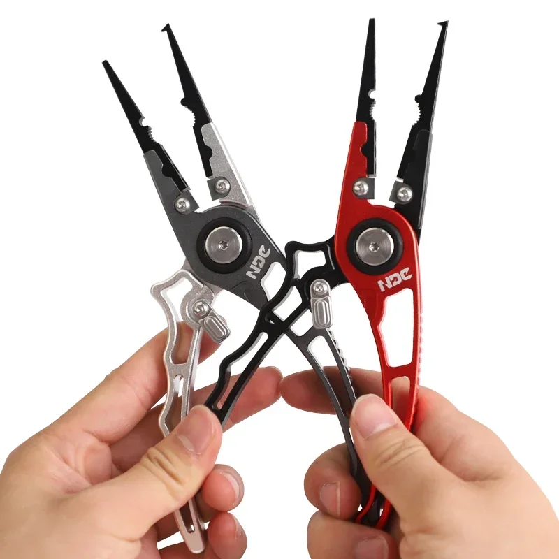 ‌ Multi-Alat Pancing Ringkas – Tang Lipat Stainless Steel dengan Pegangan Anti Selip ‌