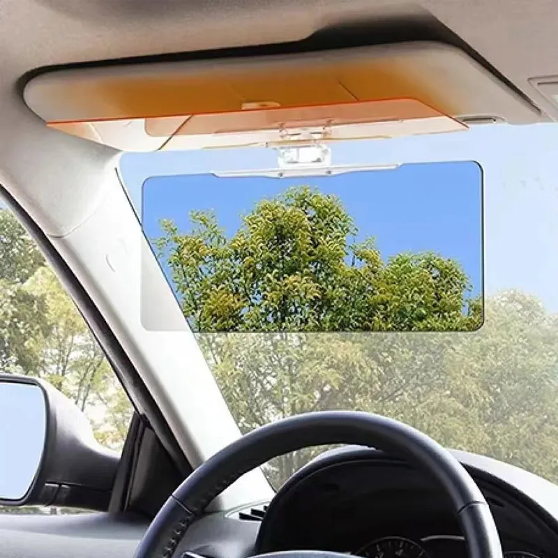 Visière de vision HD pour une utilisation de jour et de nuit, pare-soleil de voiture, miroir anti-absorbe ouissement