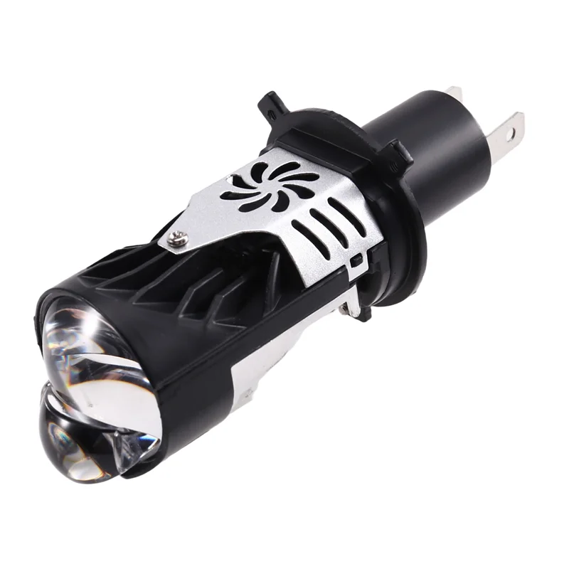 

White Light LED Mini Projector Lens H4 Car Headlight Bulb Fisheye Lens Turbo Lamps