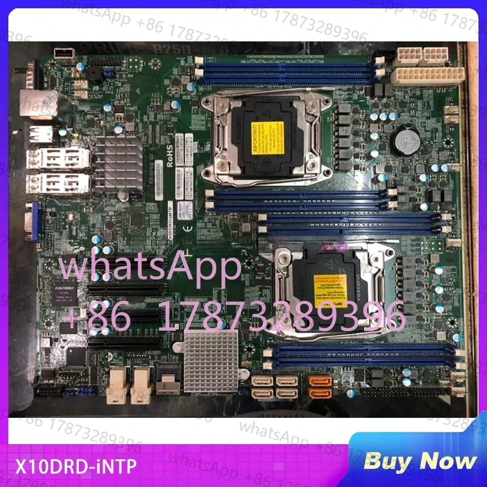 

X10DRD-iNTP For Motherboard Support E5-2600 V4/V3 Family Processor Dual Port 10G SFP+ LGA2011 DDR4