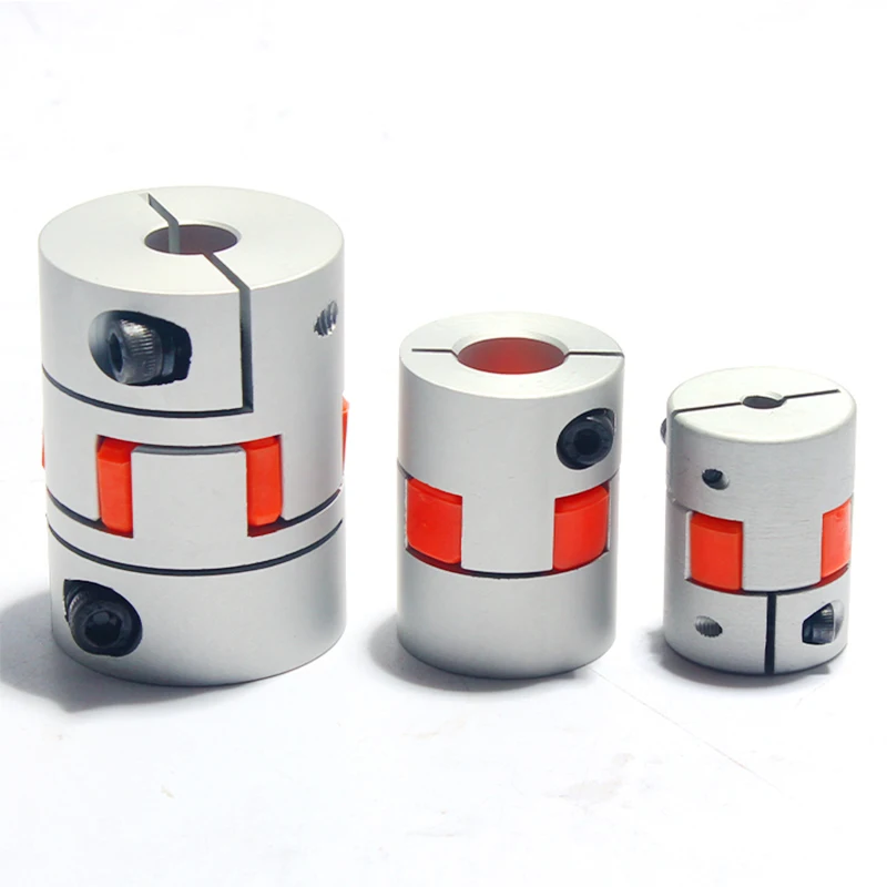 Promotion D20L25 Four Jaws Aluminium Plum Coupling Encoder CNC Stepper Motor Shaft Component Spider Flexible Coupler