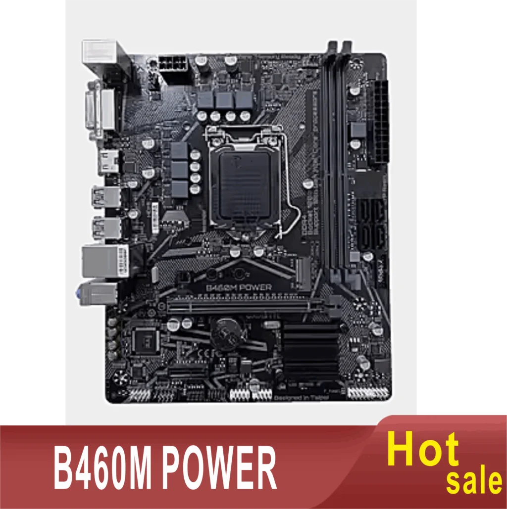 B460M POWER Mtherboard 64GB LGA 1200 DDR4 Micro ATX B460 Mainboard 100% Tested Fully Work