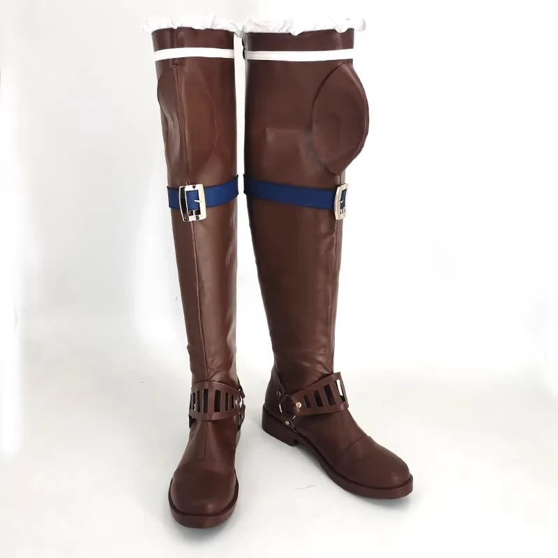 Arcane Caitlyn Kiramman Cosplay chaussures Caitlyn Cosplay bottes longues bottes femmes hommes Halloween fête carnaval Roleplay