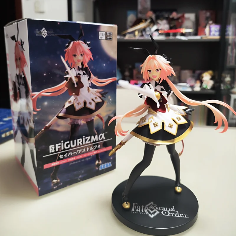 

Original Genuine Sega Figurizm Fate/Grand Order Astolfo Model Anime Figure Desktop Ornament Boys Toys Collection Birthday Gift