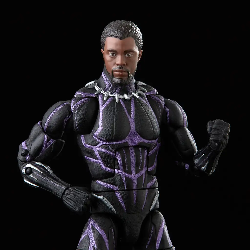 Genuine Bulk Marvel Legends Vibranium Black Panther Comic Book Version Black Panther 6-Inch Action Figure Model Gifts For Boys