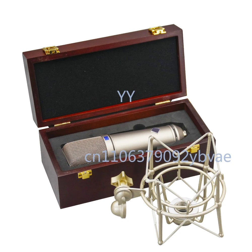 U--87 Professional Large Diaphragm Condenser Microphone Series High-End Recording Studio for Live Streaming and Karaoke