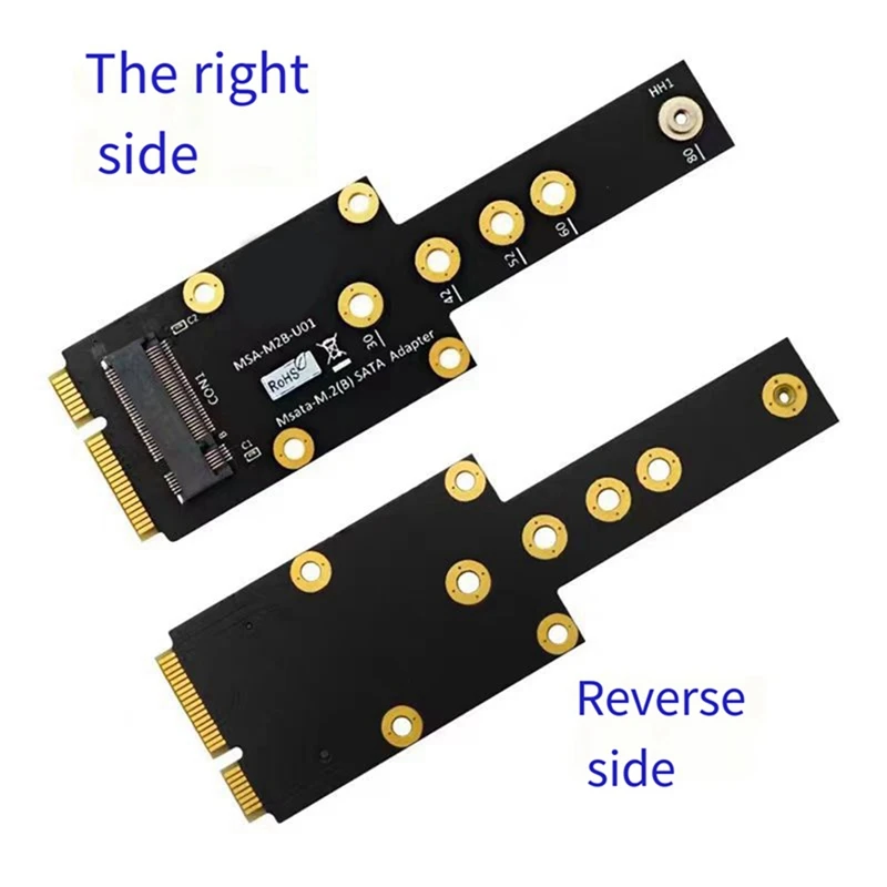 MSATA To NGFF KEY B SSD Adapter Card Riser Card Module Multi-Function PCB NEW M.2 KEY B L To MINI PCIE Module