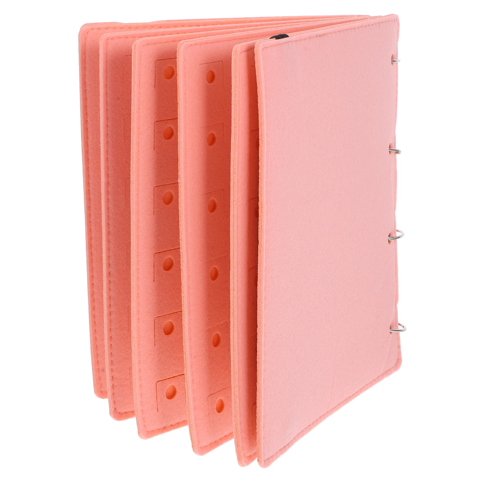 

Felt Jewelry Organizer Book For Shoe Charms Stud Earrings Enamel Pins Portable Storage Display Holder Gift Box Travel