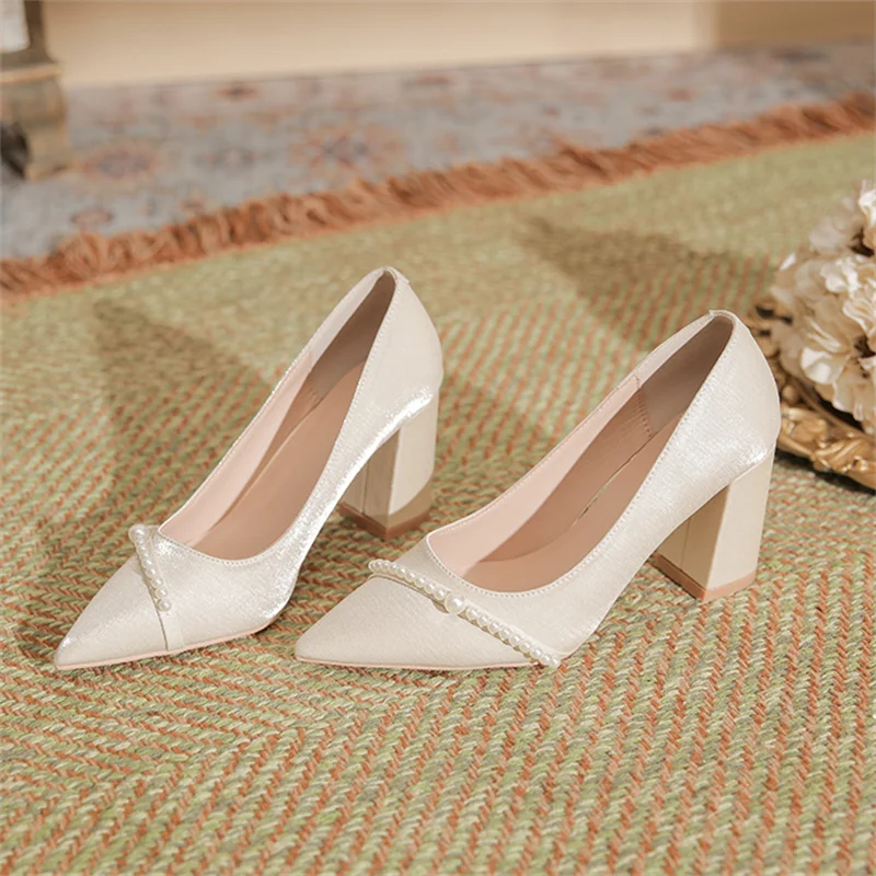 

Fashion High Quality Spring Summer High-heeled Shoes Women's Wedding Party High-heeled Shoes Women's Pumps