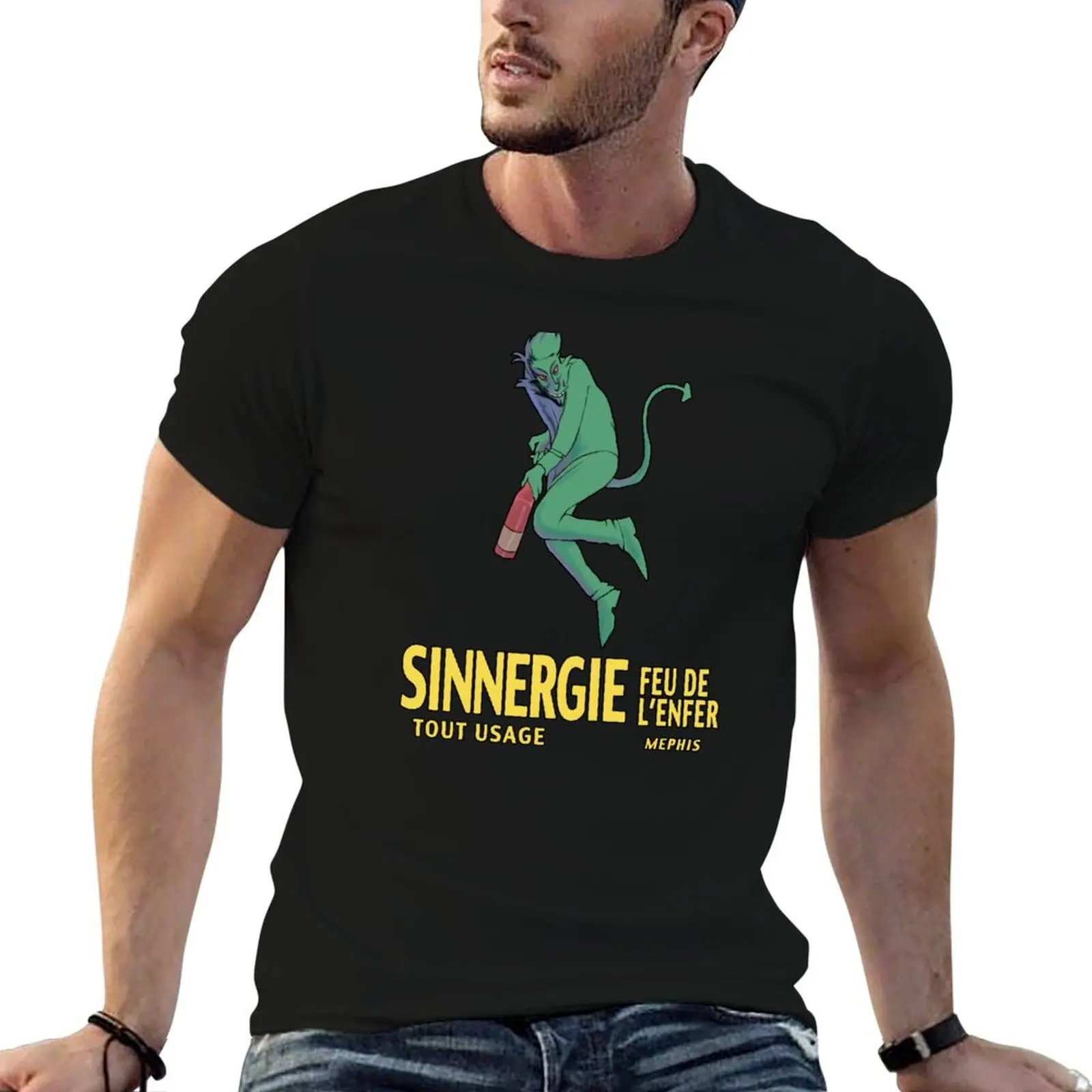 SINNERGIE - Maurin Quina T-Shirt funny costumes tshirts personalised Funny t-shirts boys animal print anime shirts men