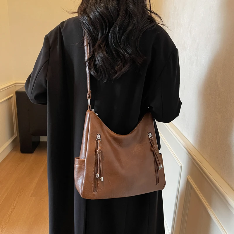 

Women’s Luxury Leather Classic Fashion Stylish Shoulder Tote Designer Bag Elegant Crossbody Handbag For Daily Chic Lifestyle