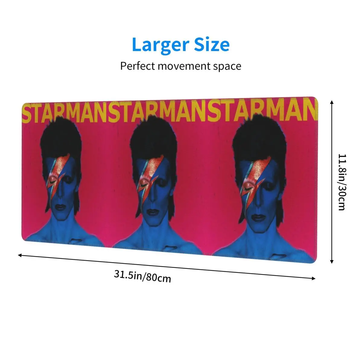 Large Mouse Pad Davids Bowied Gamer PC Laptop Mats Keyboard Carpet Computer Gaming Office Accessories Desk Mat