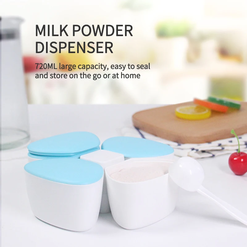 Lucky Grass Milk Powder Storage Box Removable Portable Baby Snack Box Complementary Food Box Large Capacity Milk Powder can