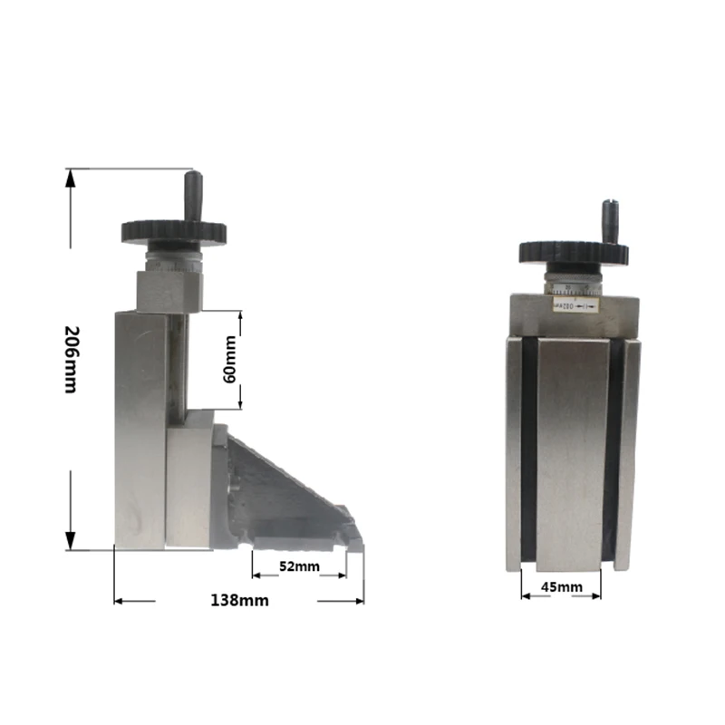 Frézování attachment/vertical posuvníku pro stroj tool/sieg C1 nářadí slider/vertical talíř S/N:10082