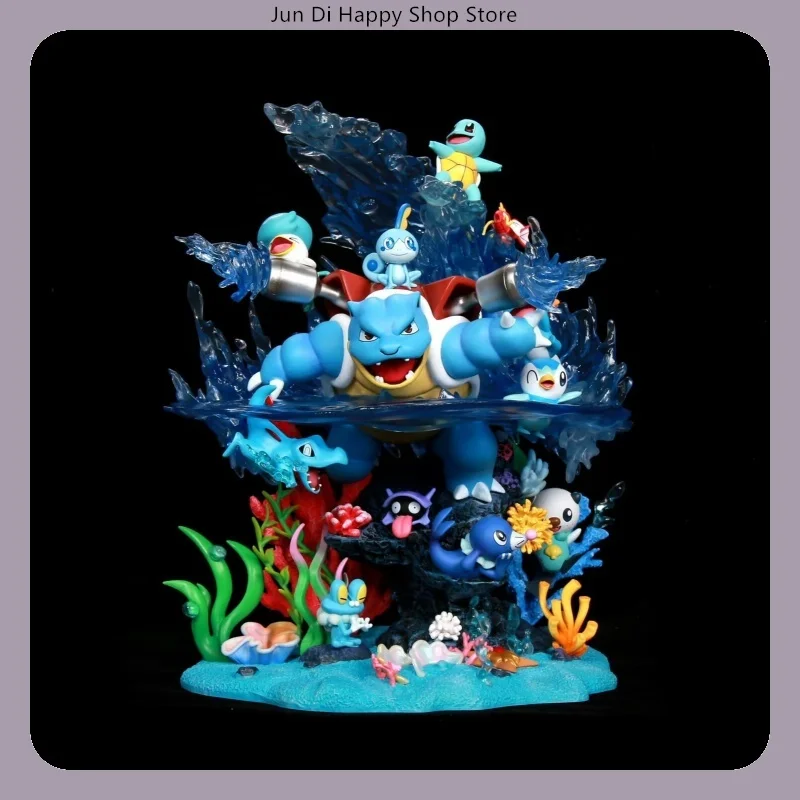 

35cm Water Type Light Up Anime Figure Model Statue Collection Desktop Decoration Ornament Toys Gifts