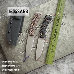 2024 PSRK 14C28N blade G10 handle fixed knife outdoor camping knife survival tool tactical knife utility EDC tool