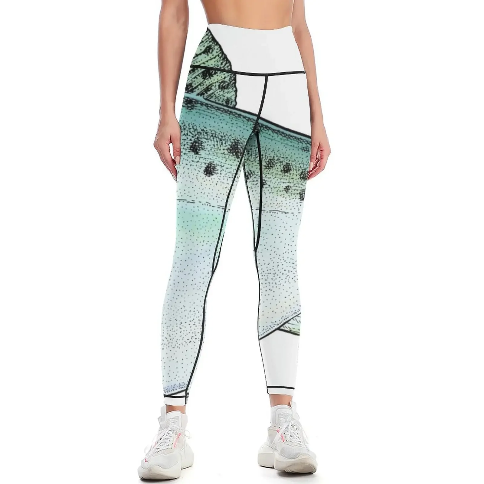 

Coho Alaska Salmon Leggings sports for gym active wear gym wear Women's tights Womens Leggings