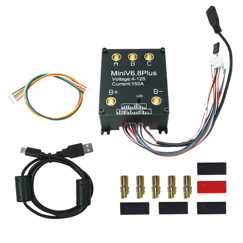 

MAXKGO ESC Mini V6.8 14- 60V 150A With Aluminum Shell Brushless Motor Controller Based On VESC6 For Eboard Scooter Ebikego-kart