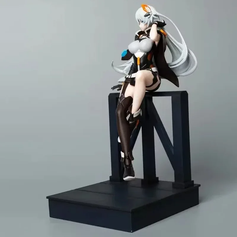 23cm Honkai Impact 3 Anime Figure Kiana Kaslana Pvc Action Figure Sitting Posture Collection Statue Model Doll Toy Gifts