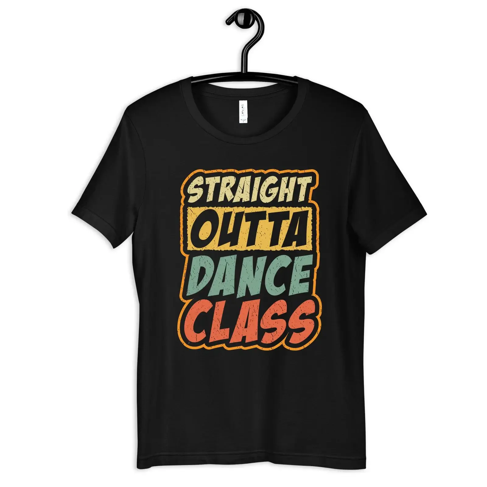 Straight Outta Dance Class Vintage Funny T Shirt Instructor Dancer For Kids vintage Washed Breathable designer clothes