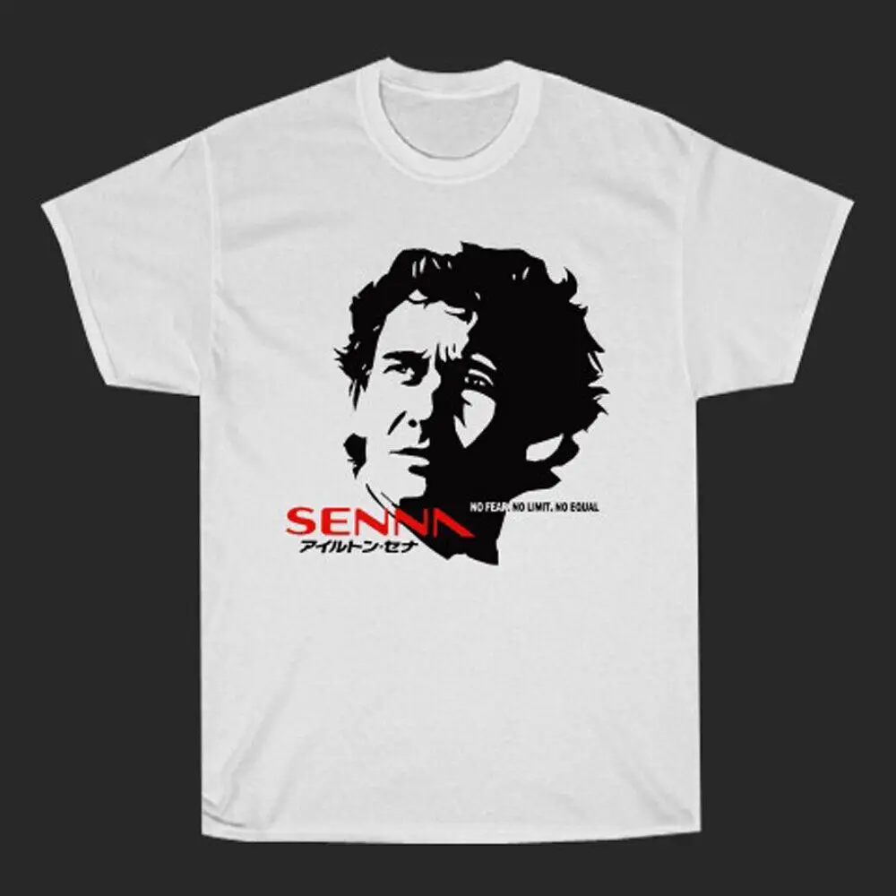 Ayrton Senna Racing Car Legend   T-Shirt  Tees Cotton Luxury brand vintage oversized