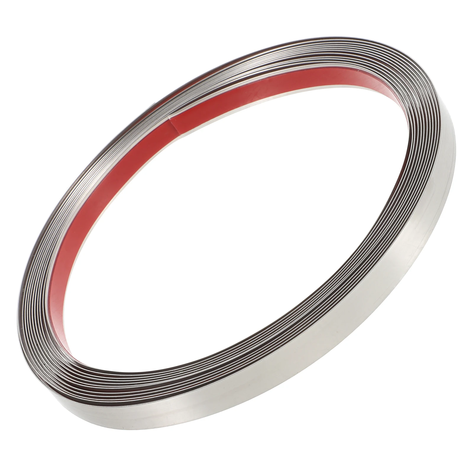 

1 Roll Stainless Steel Self Adhesive Edge Trim Peel Stick Wall Ceiling Molding for Kitchen Bathroom Living Room Durable Flexible