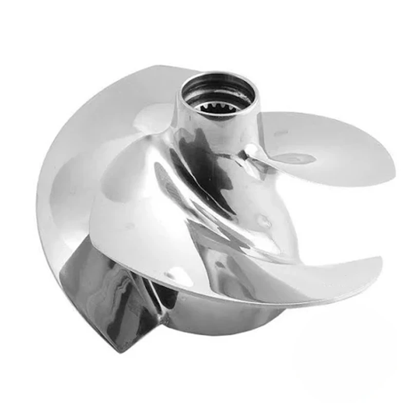 

Polished 3-Blade Marine Propeller 13/22 140mm Diameter Jet Ski Pump Impeller for Kawasaki 800 SX-R PWC