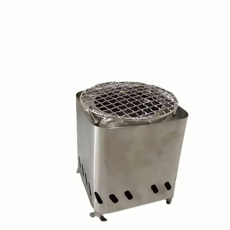 Wholesale High Quality Stainless Steel Tabletop Fireplace - Portable Outdoor Smokeless Fire Pit Pellet-Burning Stove for Camping