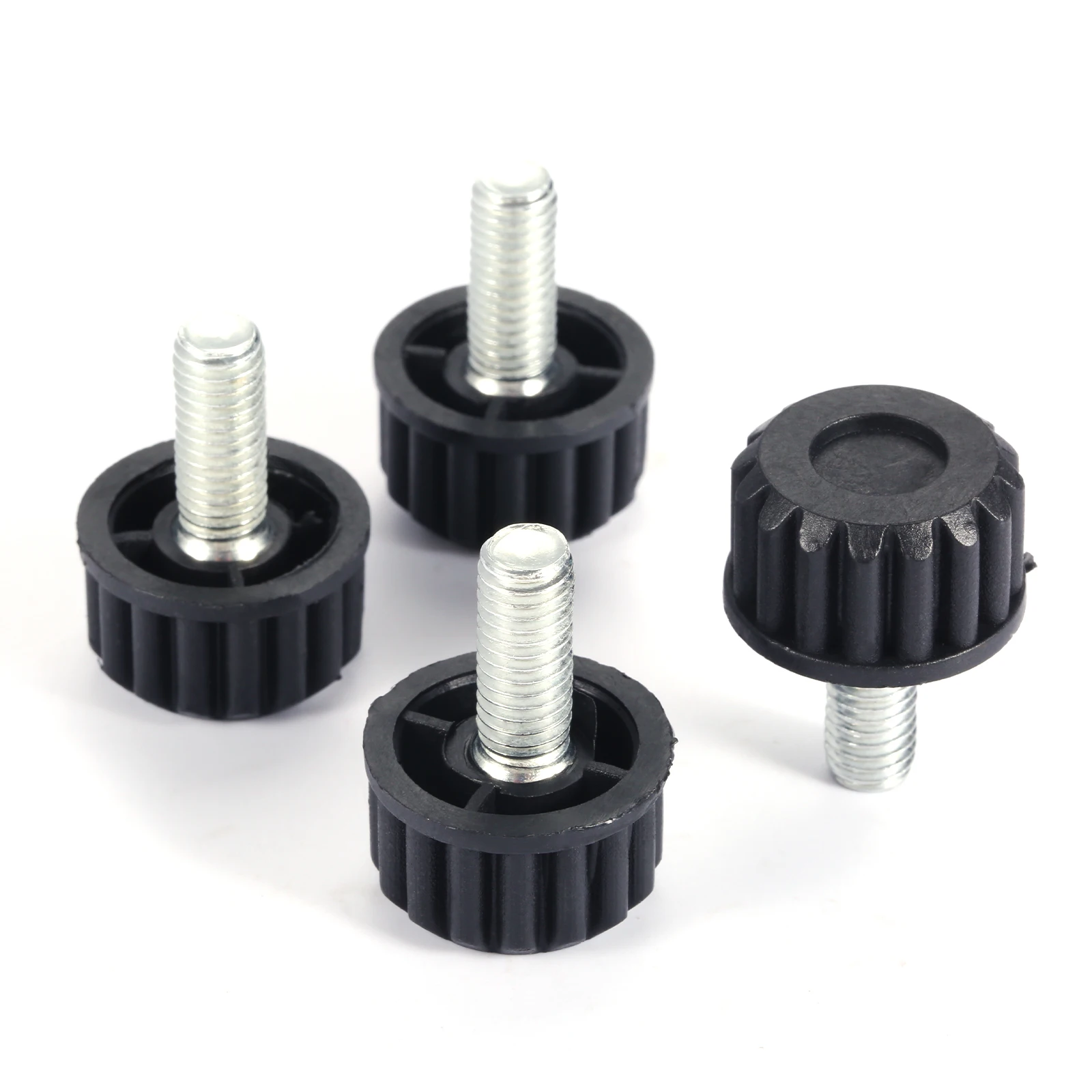 

4pcs Furniture Levelers Feet Thread Screw M8*21mm Adjustable Diameter Base 25mm Balance Stem Rack Table Chair Beg Sofa Protector