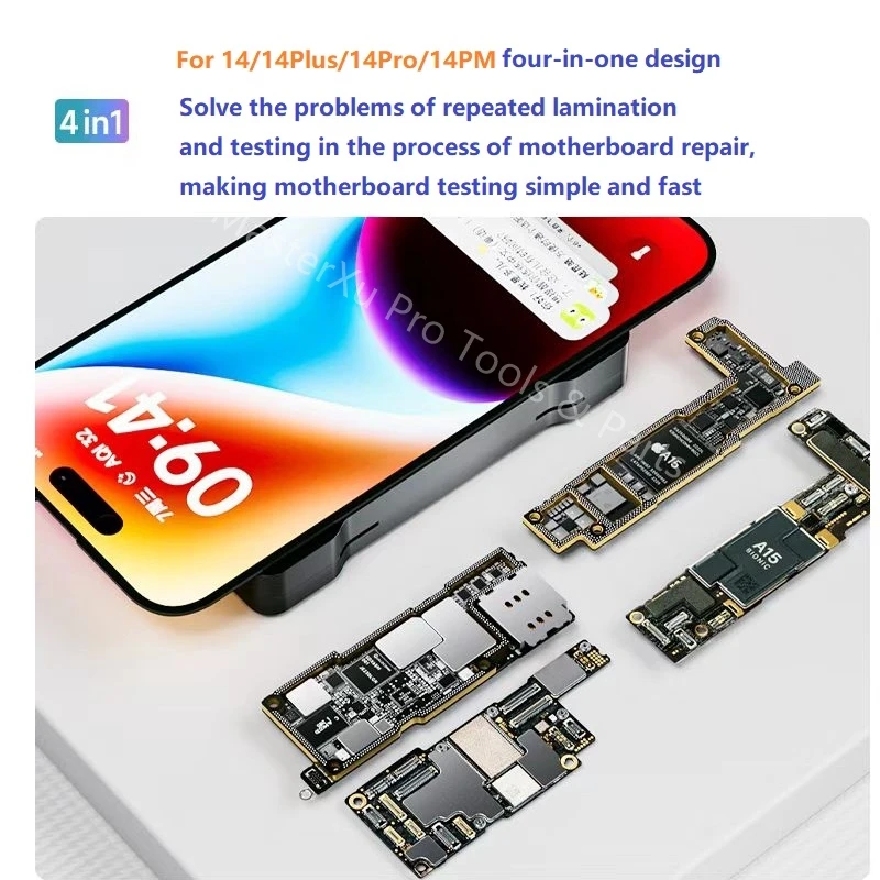 Xinzhizao XZZ XSM 11PM 12PM 13PM 14PM 15PM 4in1 iSocket Tester Fixture For iPhone X XS 11 12 13 14 Pro Max Function Testing