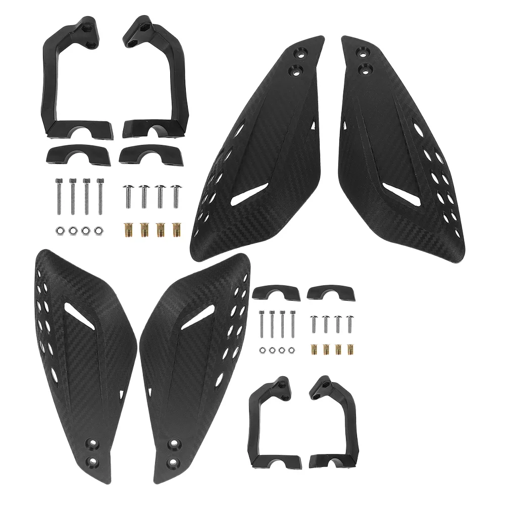 

2 Pair Universal 22Mm Carbon Fiber Motorcycle Hand Guards Crash Protector Wind Deflector For Motorbikes Brake Lever Safety