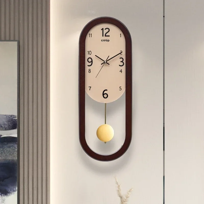 Home Decor Smooth Sailing Wall Clock Living Room Decoration Simple Clock Creative Swinging Silent Wall Clock Modern Design