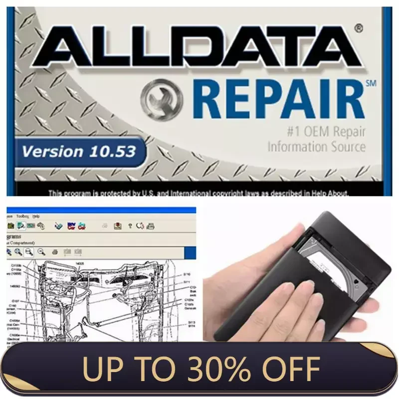 

2024 hot sale Alldata 10.53 Auto Repair software in 640gb HDD All data Car Repair Manual maintenance, wiring diagram, diagnostic