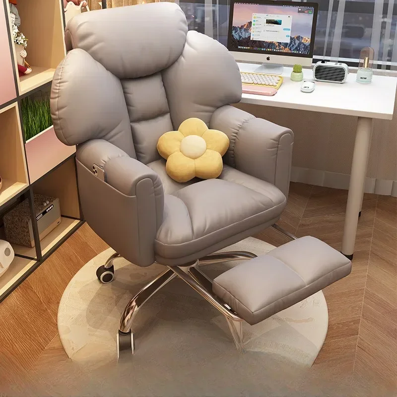 Arm Büros tühle Gaming Lounge Schreibtisch Chef ergonomische Büros tühle Computer Salon bequeme bequeme Silla con Ruedas Möbel