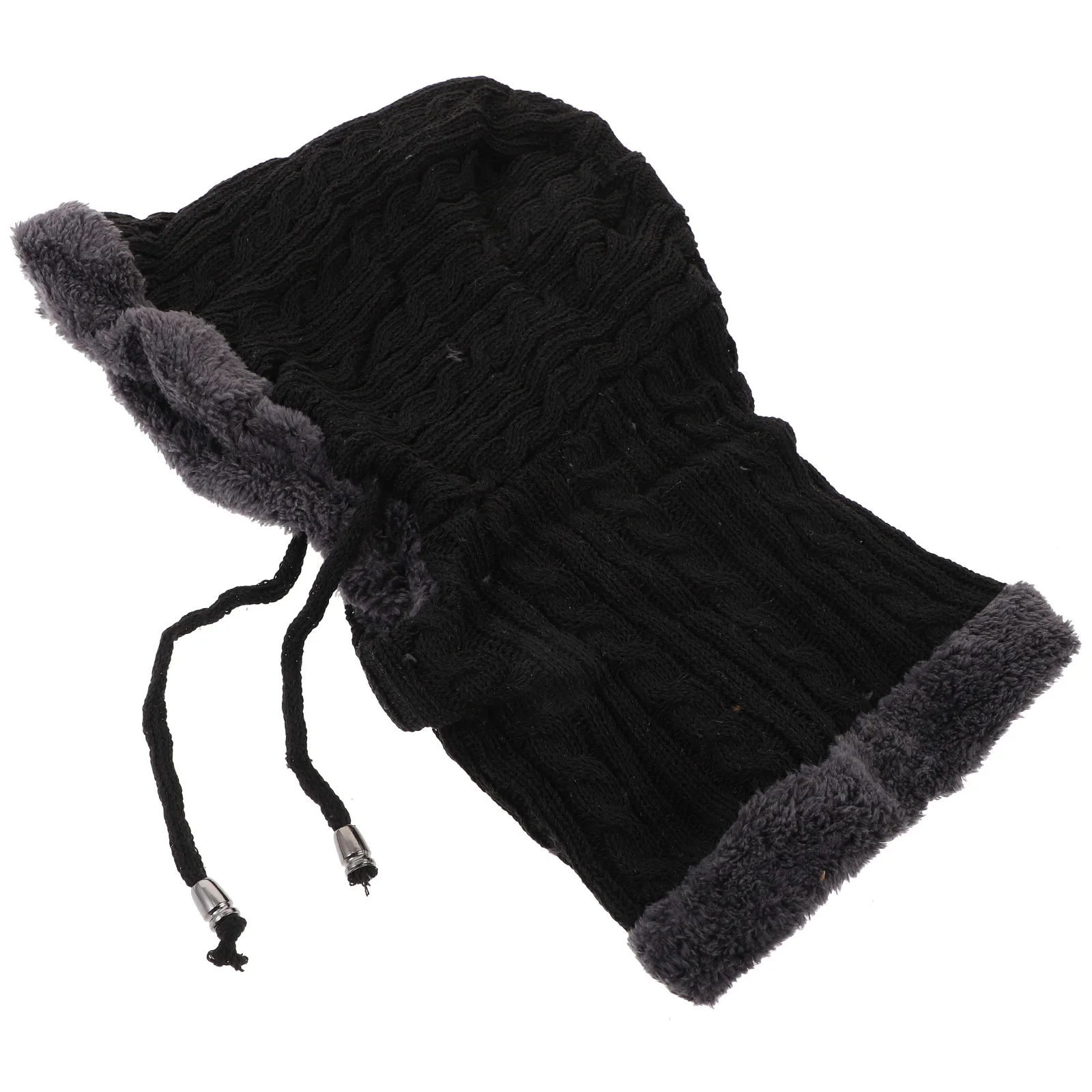 للجنسين الشتاء الأحمر محبوك سميكة الدراجات التزلج وشاح قبعة الرقبة أدفأ الرياضة في الهواء الطلق قبعة دافئة وشاح قبعة الشتاء الرقبة كاب