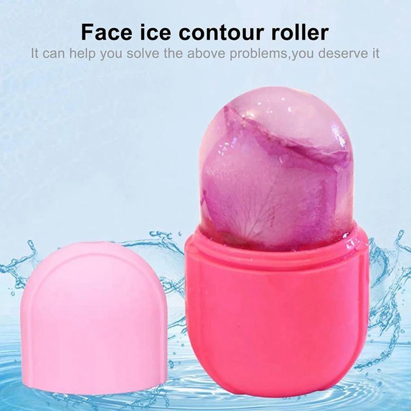 Augen taschen Kontur Lifting Tool Beauty Tool Hautpflege Gesichts walze Eis bälle Schimmel Gesicht Massage gerät Silikon Eis Quadrat