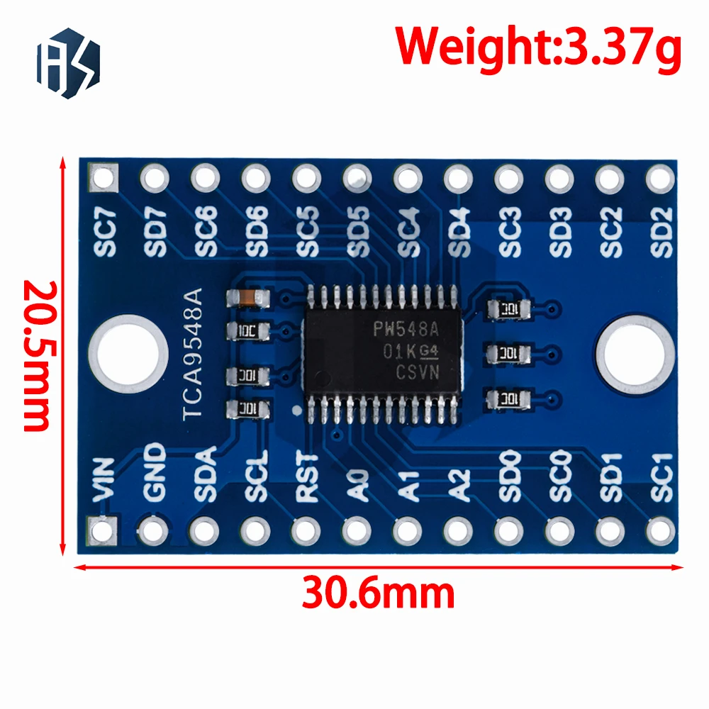 マルチチャンネル拡張ボード,iicモジュール,tca9548a,1から8, 8ウェイ,i2C,9548