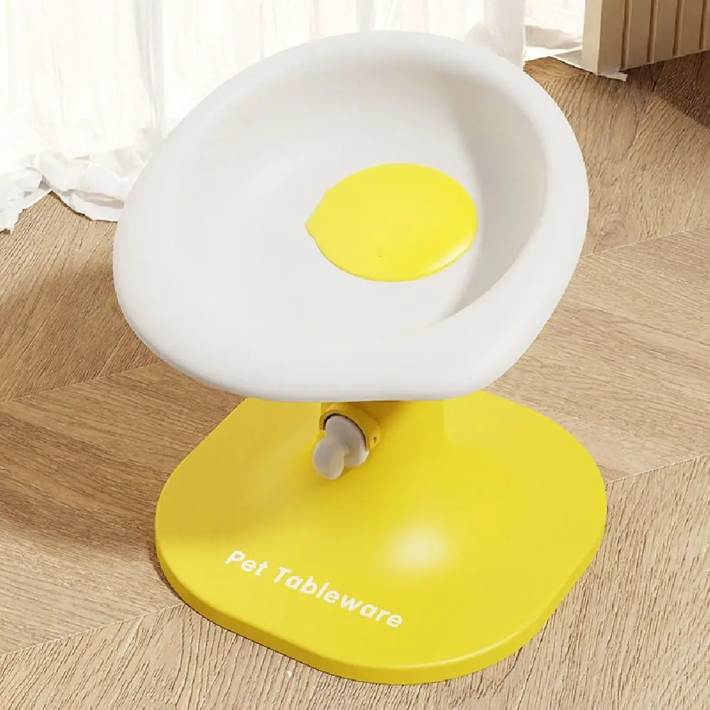 Creative Pet High Footed Bowl Cartoon Non-Slip Elevated Pet Feeder Bowl Anti-vomiting Protect Cervical Spine
