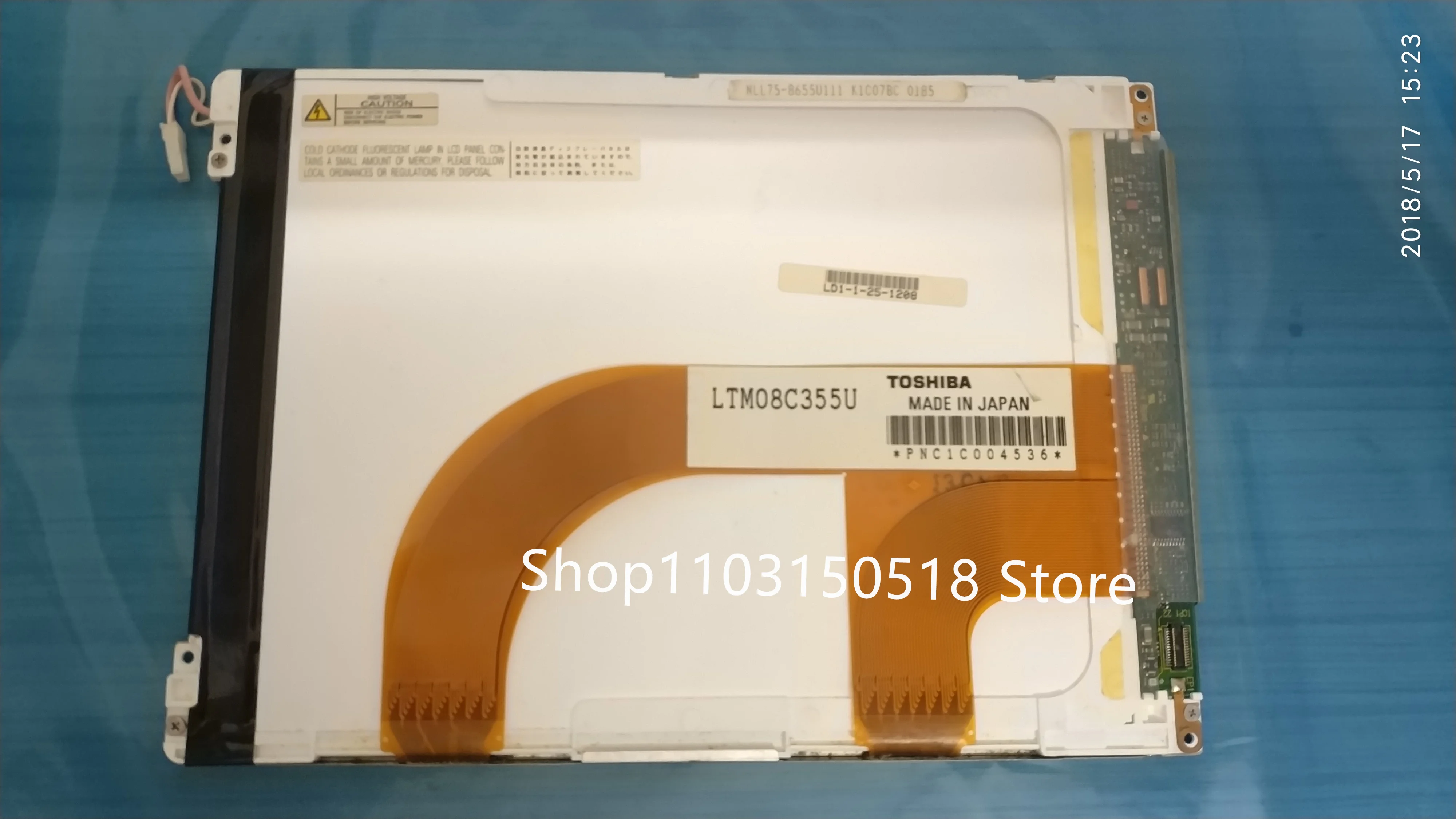 LTM08C351 LTM08C355U original A + grau 8.4 "polegadas TFT CCFL tela de navegação GPS para carro tela LCD