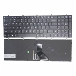 NEW US English Laptop Keyboard For Clevo W350 W670 W370ET W37S0 W670SC CW355ST Keyboard MP-13H83USJ4309