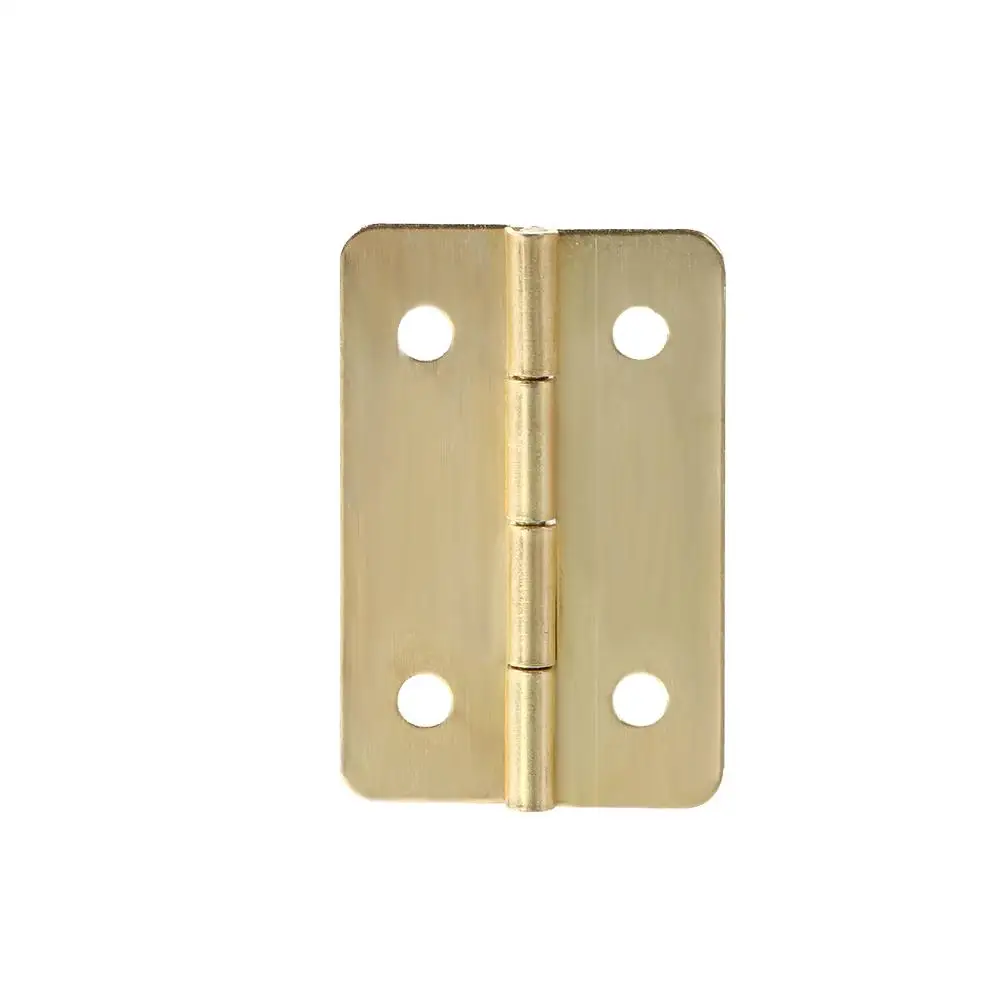10 PCS Mini for Furniture Wooden Box  Houses Crafts Hardware Cabinet Accessories Jewelry Box Hinges Door Hinges
